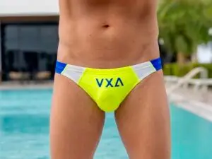 unlined green swim brief