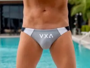 unlined grey swim brief