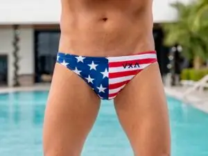 unlined flag swim brief